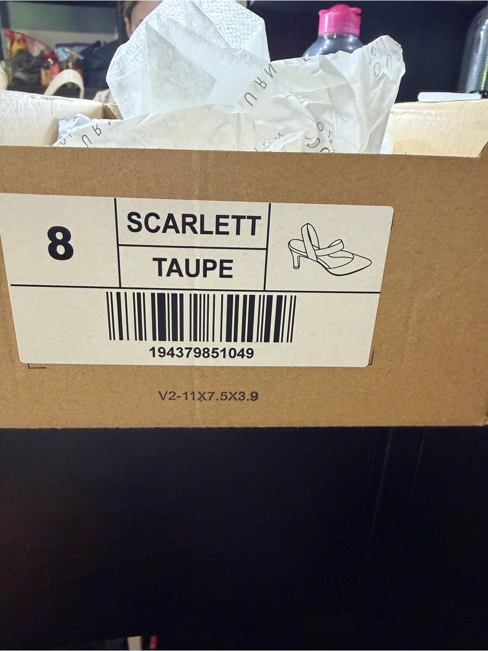 Scarlett Taupe Women's Party Heels